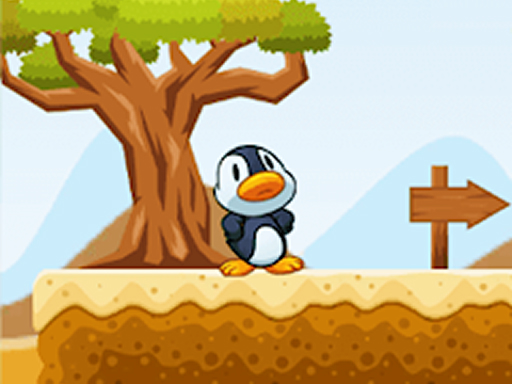 Penguin Run Adventure Game gameplay