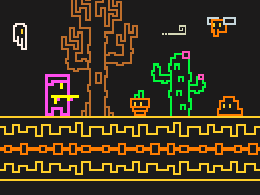 Line Pixel Adventure gameplay